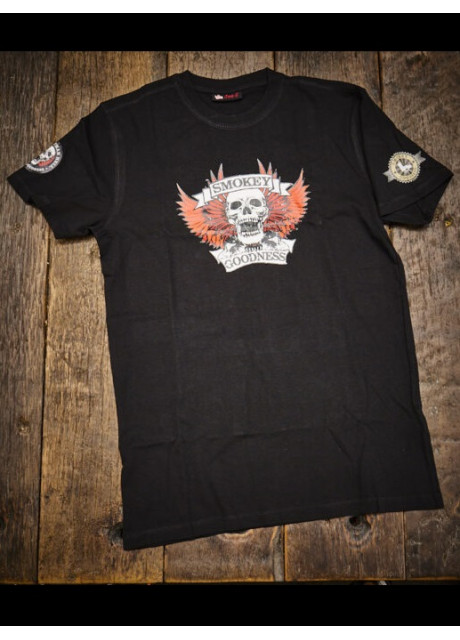 Smokey Goodness - Skull Shirt - SMALL