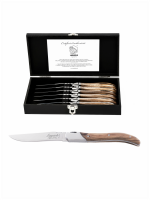 Laguiole - Luxury Line steakmessen Olijfhout